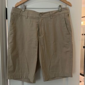 Men’s khaki lululemon shorts